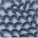 Forma pre ABS 3D panel č. 6 Veľkosť: 500x500x18 mm
