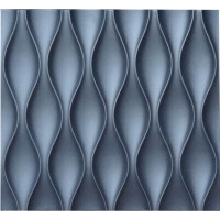 Form (mould) for 3D panel No. 7 ABS Size: 500x500x18 mm