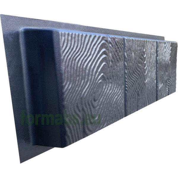 ABS mould (form) border paving Wood No. 8 Size: 500х250х50 mm