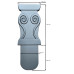 Form for concrete table Leg ABS Size: 400х700х40 mm