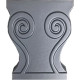 Forma na betónovú lavičku "Noha" č. 1 ABS Veľkosť: 390х400х110 mm
