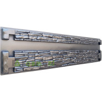 Mold for garden “Slate slabs” Size: 2000x250x60 mm