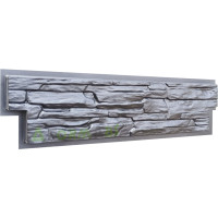 Molde para arriate "Pizarra" ABS Tamaño: 1000x250x60 mm
