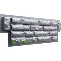 Mold for garden “Brick” Size: 700x250x60 mm