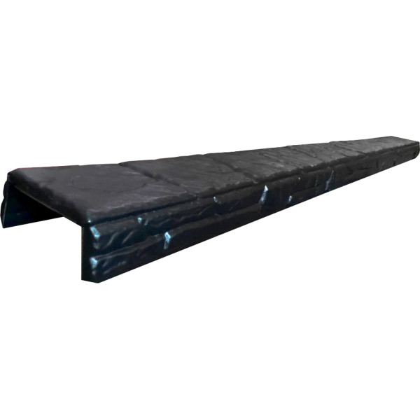 Form (mould) cover for fence "Ridge slate" No. 3 ABS Size: 1920x150x60 mm