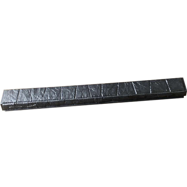 Form (mould) cover for fence "Ridge slate" No. 3 ABS Size: 1920x150x60 mm