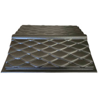 Form (mould) cover for fence "East" No. 2 ABS Parapet Size: 490x445x95 mm Form (mould) cover for fence "East" No. 2 ABS Parapet Size: 490x445x95 mm
