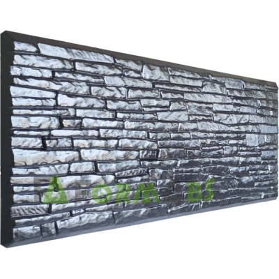 Mould for concrete block "Rock" Size: 1600х800 mm