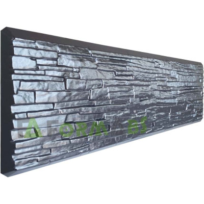 Mould for concrete block "Rock" Size: 1800х600 mm