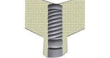 Forma na ohrádky "Stĺpik Otočný" č. 1 ABS Veľkosť: 600x100 mm