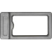 Form (mould) for headstone graving № 105 ABS Size: 1100х600х90 mm