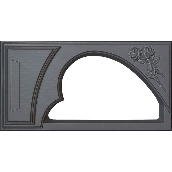 Form (mould) for headstone graving № 110 ABS Size: 1300х700х110/90 mm