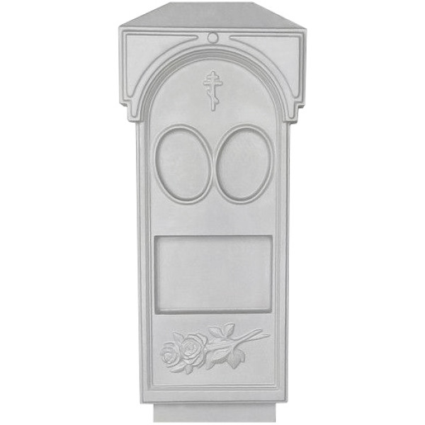 Form (mould) for monument № 005 ABS Size: 1000х450х100 mm