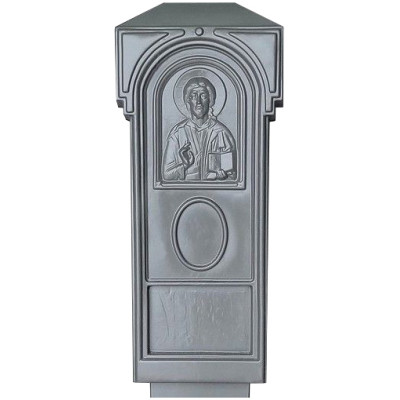 Form (mould) for monument № 007 ABS Size: 1100х500х100 mm
