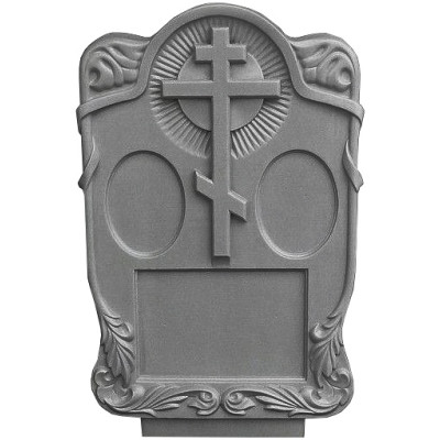 Form (mould) for monument № 024.2 ABS Size: 750х500х130 mm