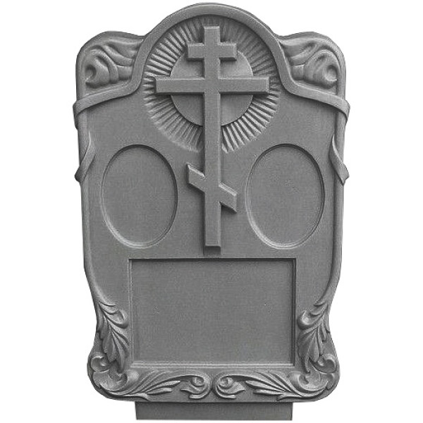 Form (mould) for monument № 024.2 ABS Size: 750х500х130 mm