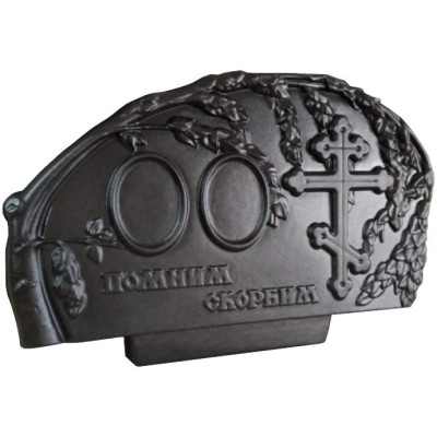 Form (mould) for monument № 025 ABS Size: 600х1500х130 mm