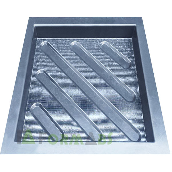 Molde para baldosas "Girar" nº 17 ABS Tamaño: 300x300x40 mm