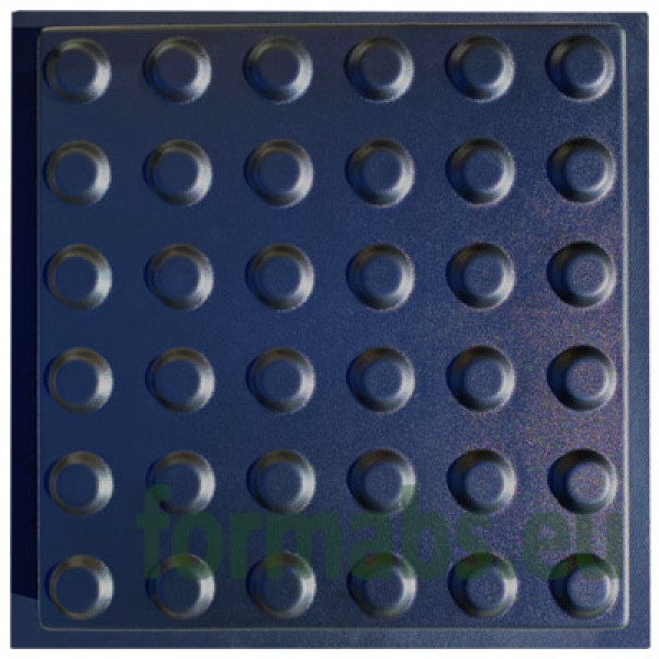 Molde para baldosas táctiles "Atención" nº 18 ABS Tamaño: 300x300x60 mm