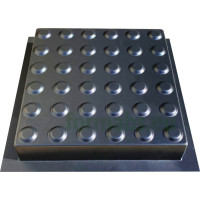 Form tactile tiles "Attention" No. 18 ABS Size: 300x300x60 mm