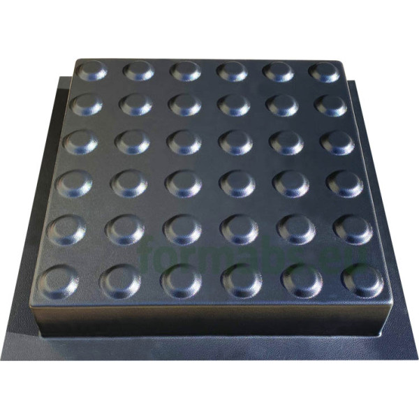 Molde para baldosas táctiles "Atención" nº 18 ABS Tamaño: 300x300x60 mm