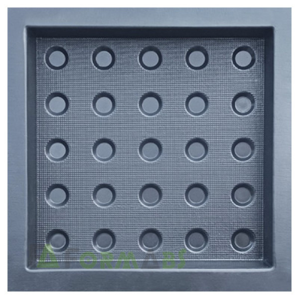 Molde para baldosas "Atención" nº 15 ABS Tamaño: 300x300x40 mm