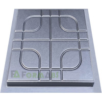 Form paving tiles "Barrio" No. 12 ABS Size: 400x400x40 mm