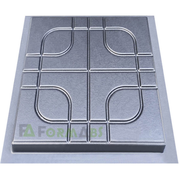 Form paving tiles "Barrio" No. 12 ABS Size: 400x400x40 mm