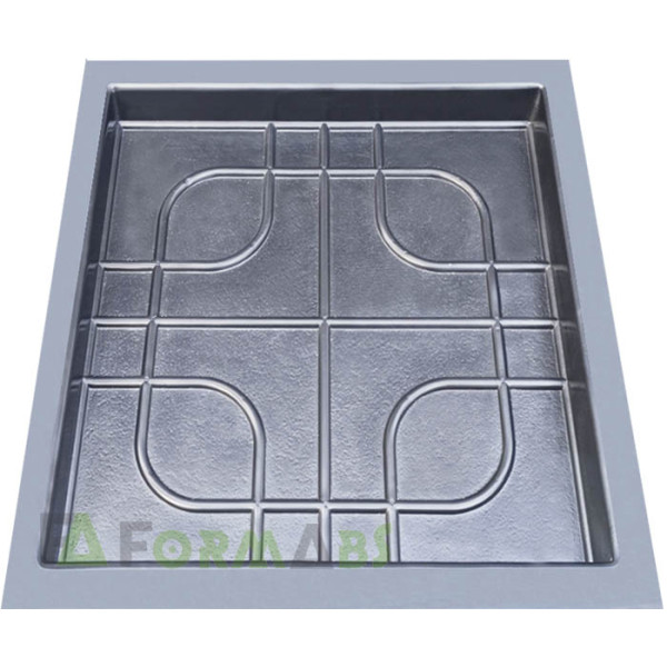 Form paving tiles "Barrio" No. 12 ABS Size: 400x400x40 mm