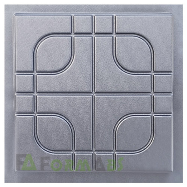 Form paving tiles "Barrio" No. 12 ABS Size: 400x400x40 mm