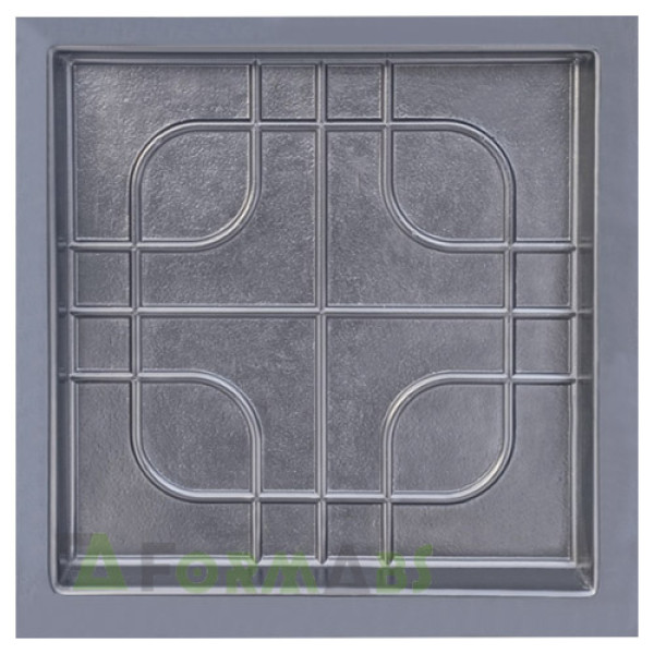 Form paving tiles "Barrio" No. 12 ABS Size: 400x400x40 mm