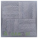 Form paving tiles "Parquet" No. 7 ABS Size: 300x300x30 mm