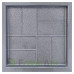 Form paving tiles "Eight bricks shagreen" No. 9 ABS Size: 300x300x30 mm