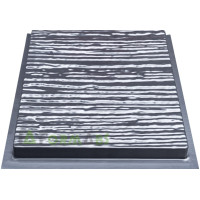 Mould for stepping stones "Wooden board" No. 22 Size: 300x300x30 mm