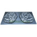Form paving tiles "Dino tracks" set, 2 pcs. ABS Size: 400x400x40 mm