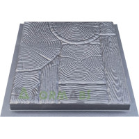 Molde para baldosas "Madera" nº 10 ABS Tamaño: 400x400x40 mm
