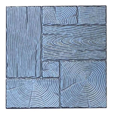 Matriță pentru dale de pavaj "Lemn" art. 11 din ABS Dimensiune: 400x400x40 mm