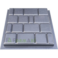 Form paving tiles "Old town smooth" No. 1 ABS Size: 400x400x40 mm