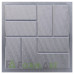 Matriță pentru dale de pavaj "Opt cărămizi netede" art. 3 din ABS Dimensiune: 400x400x40 mm