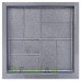 Matriță pentru dale de pavaj "Opt cărămizi shagreen" art. 4 din ABS Dimensiune: 400x400x40 mm