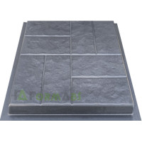 Form paving tiles "Eight chipped bricks" No. 5 ABS Size: 400x400x40 mm