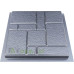 Form paving tiles "Stones shagreen" No. 7 ABS Size: 400x400x40 mm