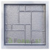 Form paving tiles "Stones shagreen" No. 7 ABS Size: 400x400x40 mm