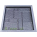 Form paving tiles "Stones shagreen" No. 7 ABS Size: 400x400x40 mm