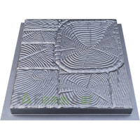 Form paving tiles "Wood" No. 8 ABS Size: 400x400x40 mm