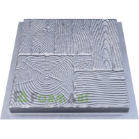 Form paving tiles "Wood" No. 9 ABS Size: 400x400x40 mm