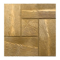 Form paving tiles "Wood" No. 18 ABS Size: 400x400x40 mm