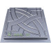 Form paving tiles "Cosmos" No. 15 ABS Size: 400x400x40 mm