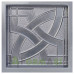 Form paving tiles "Cosmos" No. 15 ABS Size: 400x400x40 mm