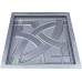 Form paving tiles "Cosmos" No. 15 ABS Size: 400x400x40 mm